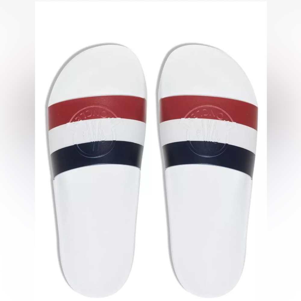 NIB $275 Moncler Jeanne Pool Slides Size 40 - Picture 2 of 10